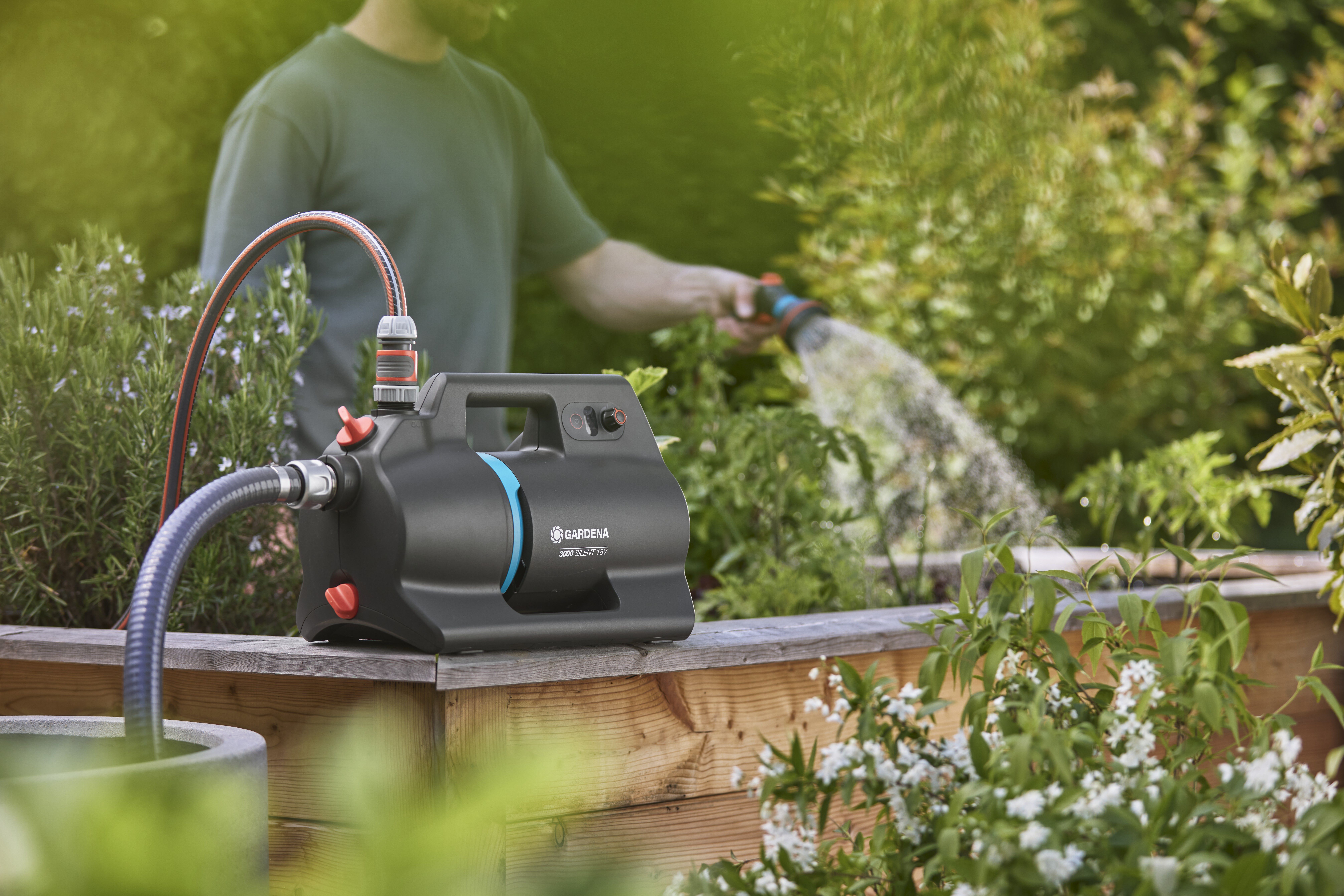 Gardena 3000 18V P4A - Beregeningspomp - 3000 l/h