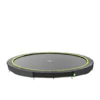 EXIT Silhouette inground - Trampoline - Zwart - 20x1x1 cm - 427 cm