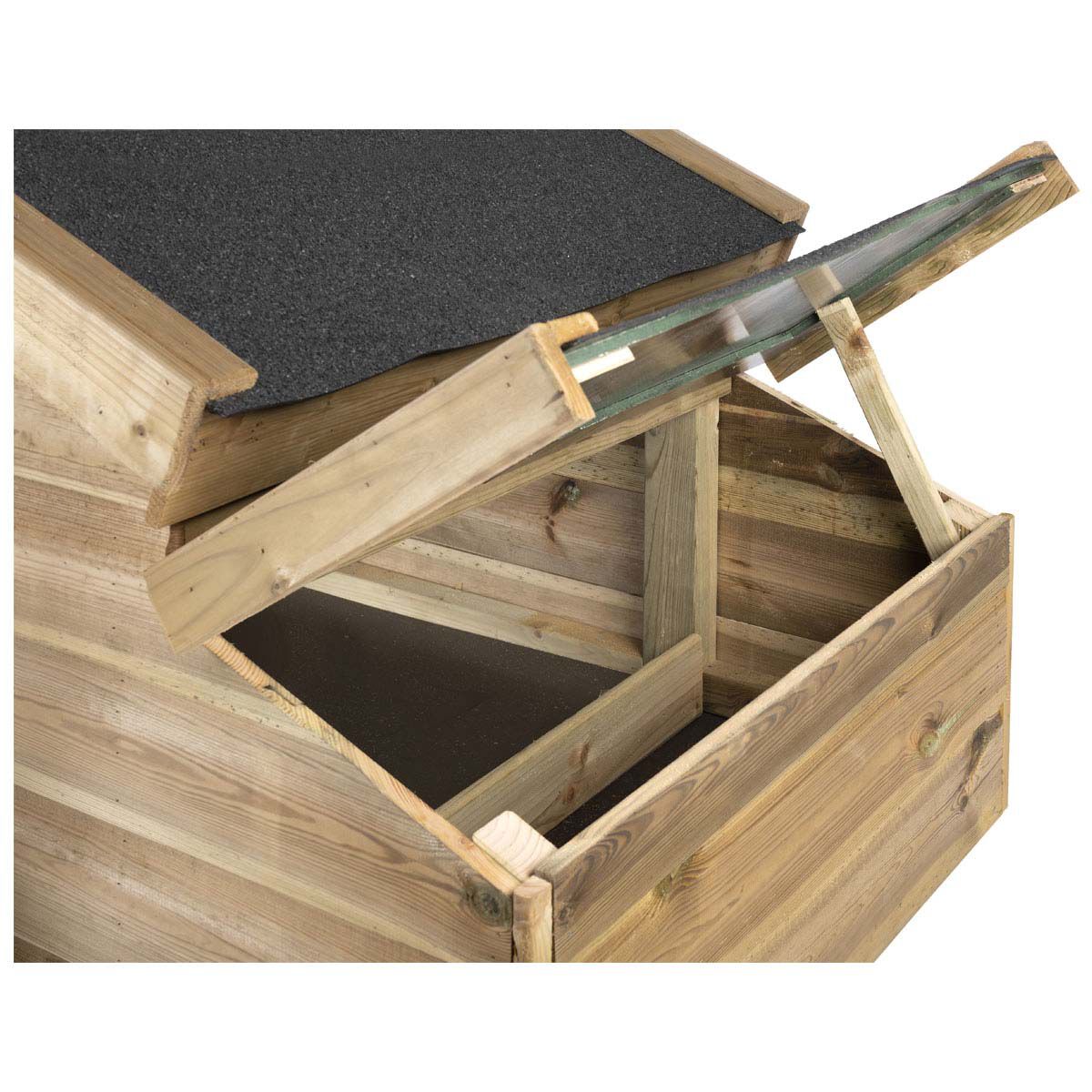 Voldux Romy - Dierenverblijf met ren - Naturel - Rechts - Groot