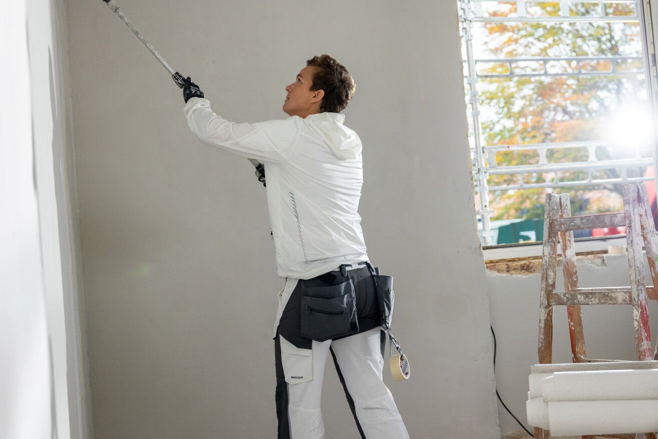 Mascot Customized - Spijkerzakken Schilder - Wit - 1 maat