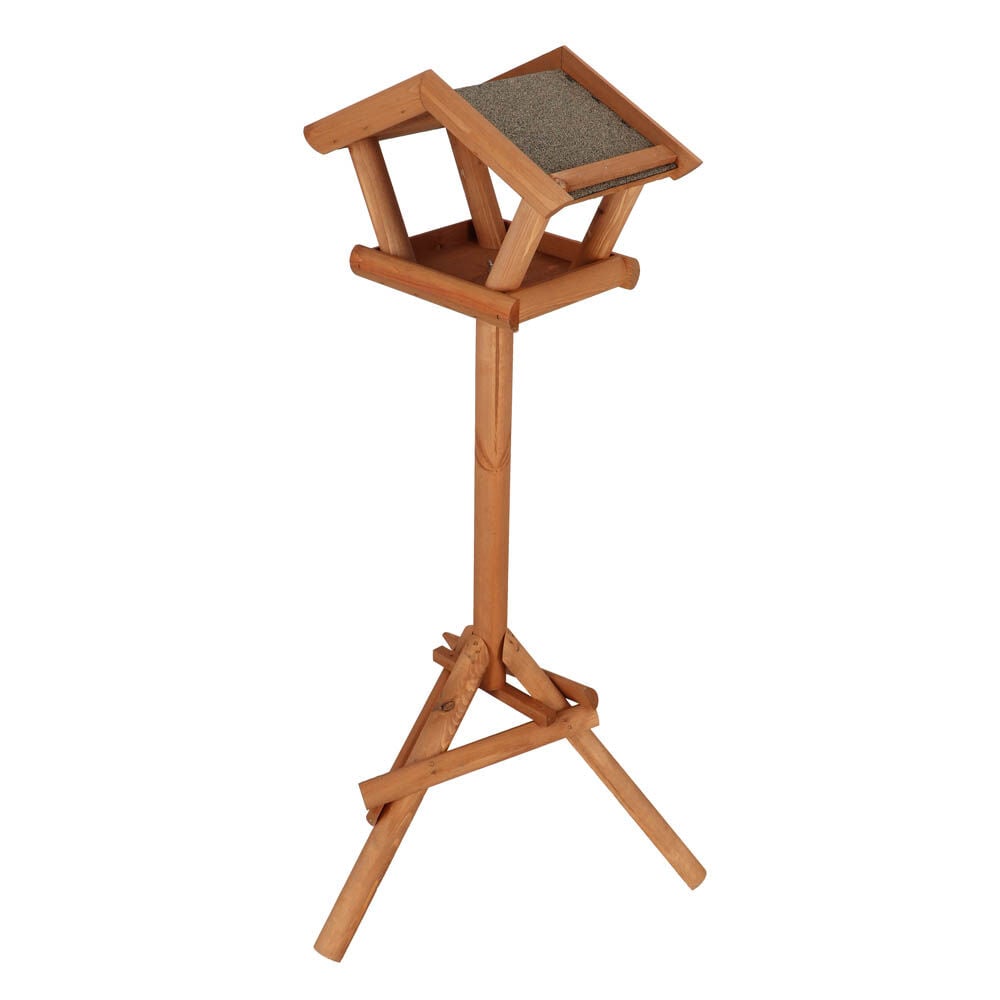 Best for Birds Merel - Voederhuis op paal - Bruin