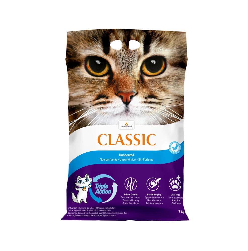 Intersand Classic Unscented - Kattenbakvulling - Fijn - 7 Kilogram - Zonder toegevoegde geur Intersand Classic Unscented - Kattenbakvulling - Fijn - 7 Kilogram - Zonder toegevoegde geur