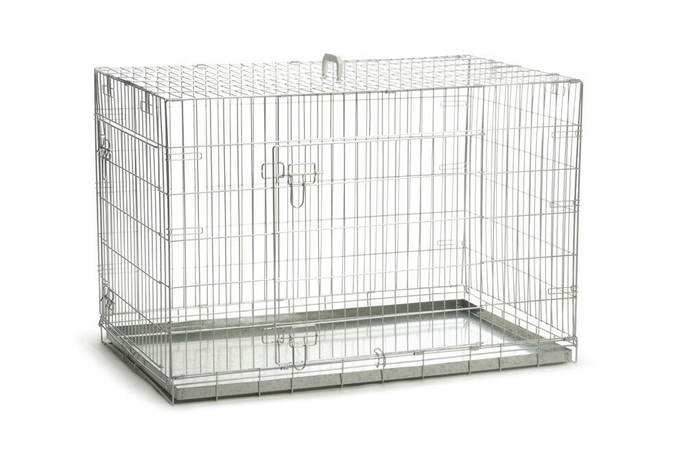 Beeztees 2-deurs - Hondenbench - Verzinkt - 75x113.5x69 cm - XL