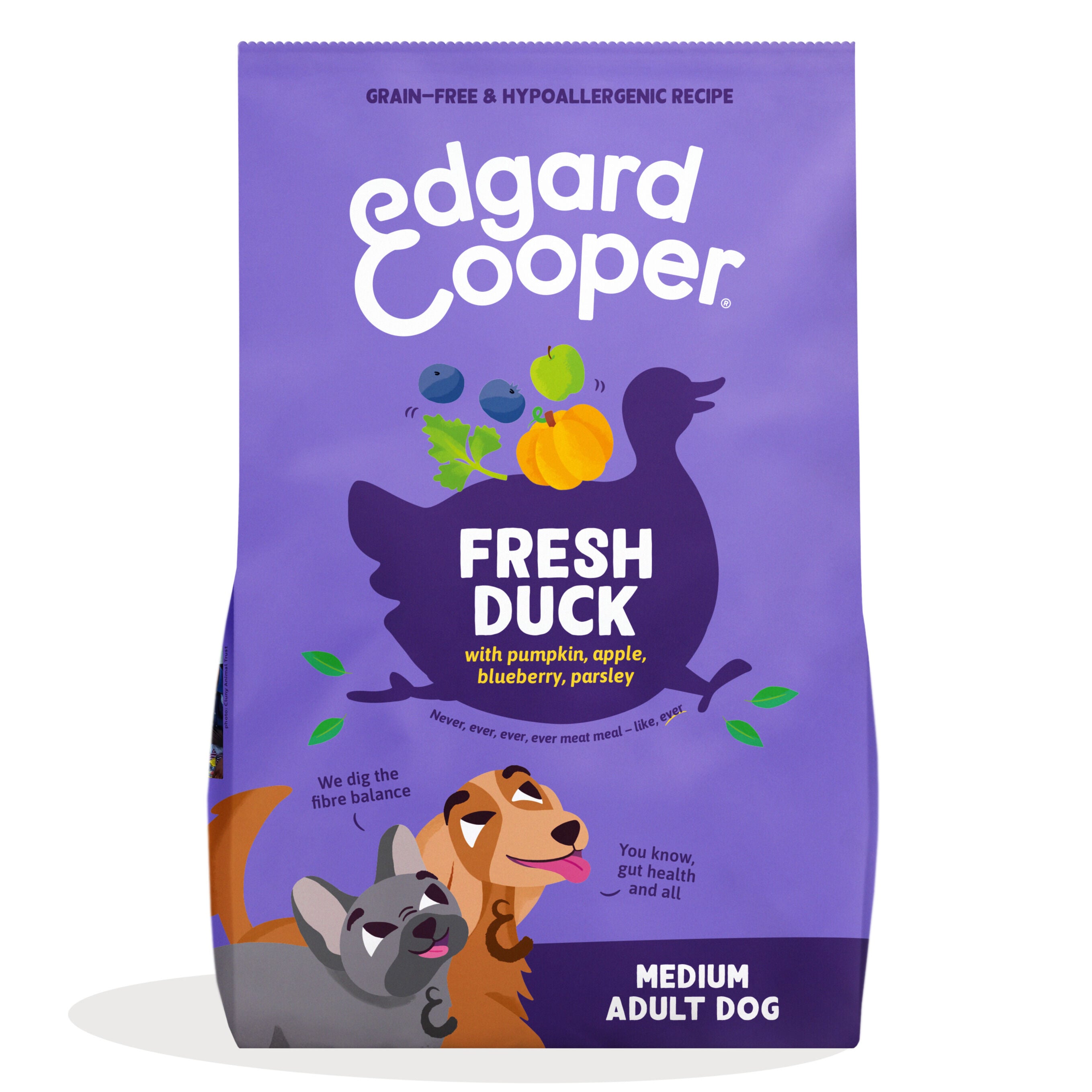 Edgard & Cooper Adult Medium - Hondenvoer - 2.5 Kilogram - Eend Edgard & Cooper Adult Medium - Hondenvoer - 2.5 Kilogram - Eend