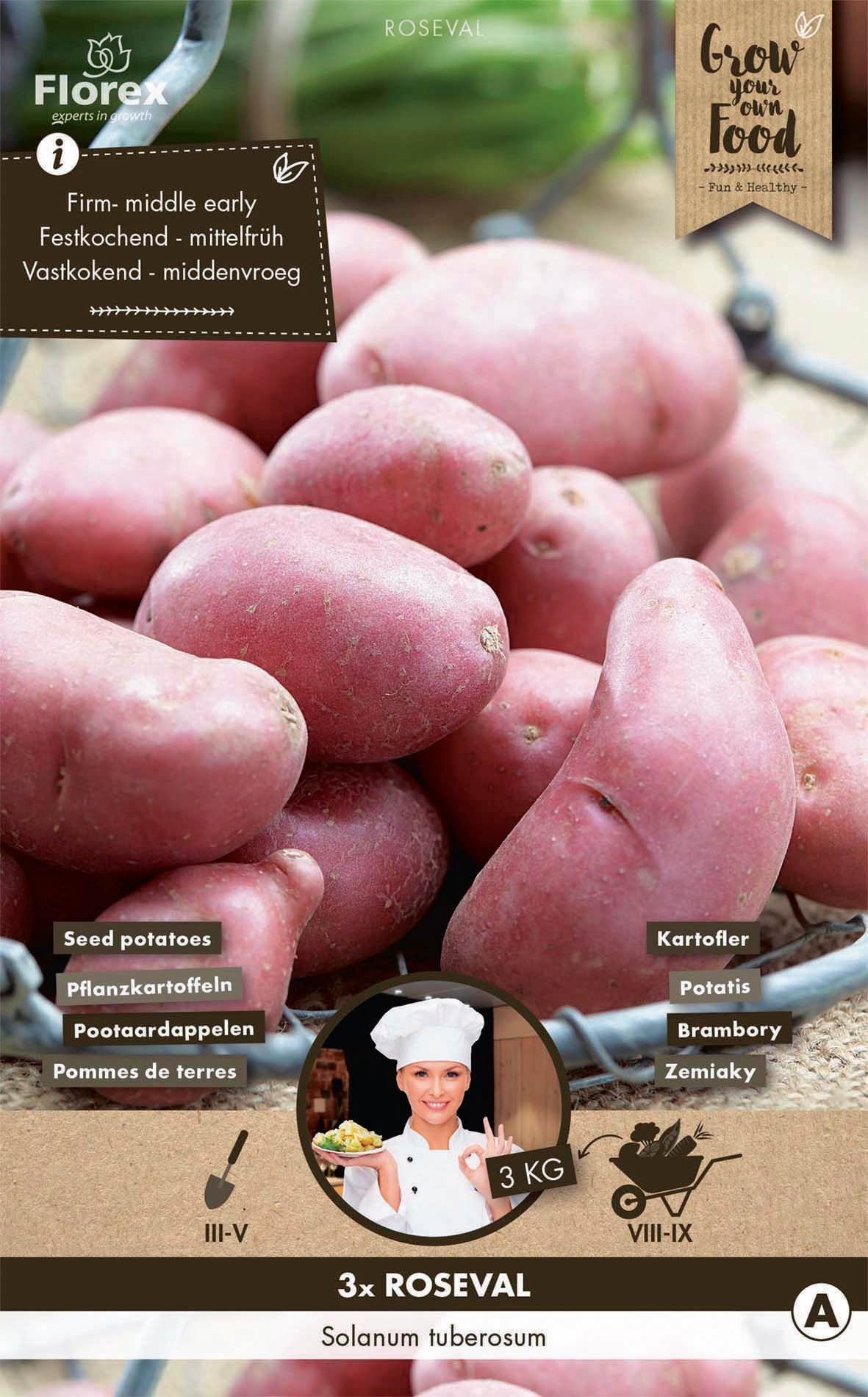 Roseval - Pootaardappelen Roseval - Pootaardappelen