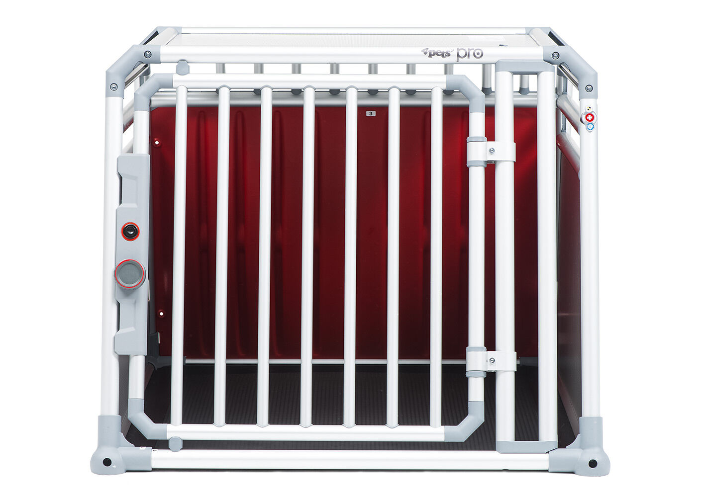 4Pets Pro 4 - Autobench hond - chroom - 66x81581.5x83.5 cm - M