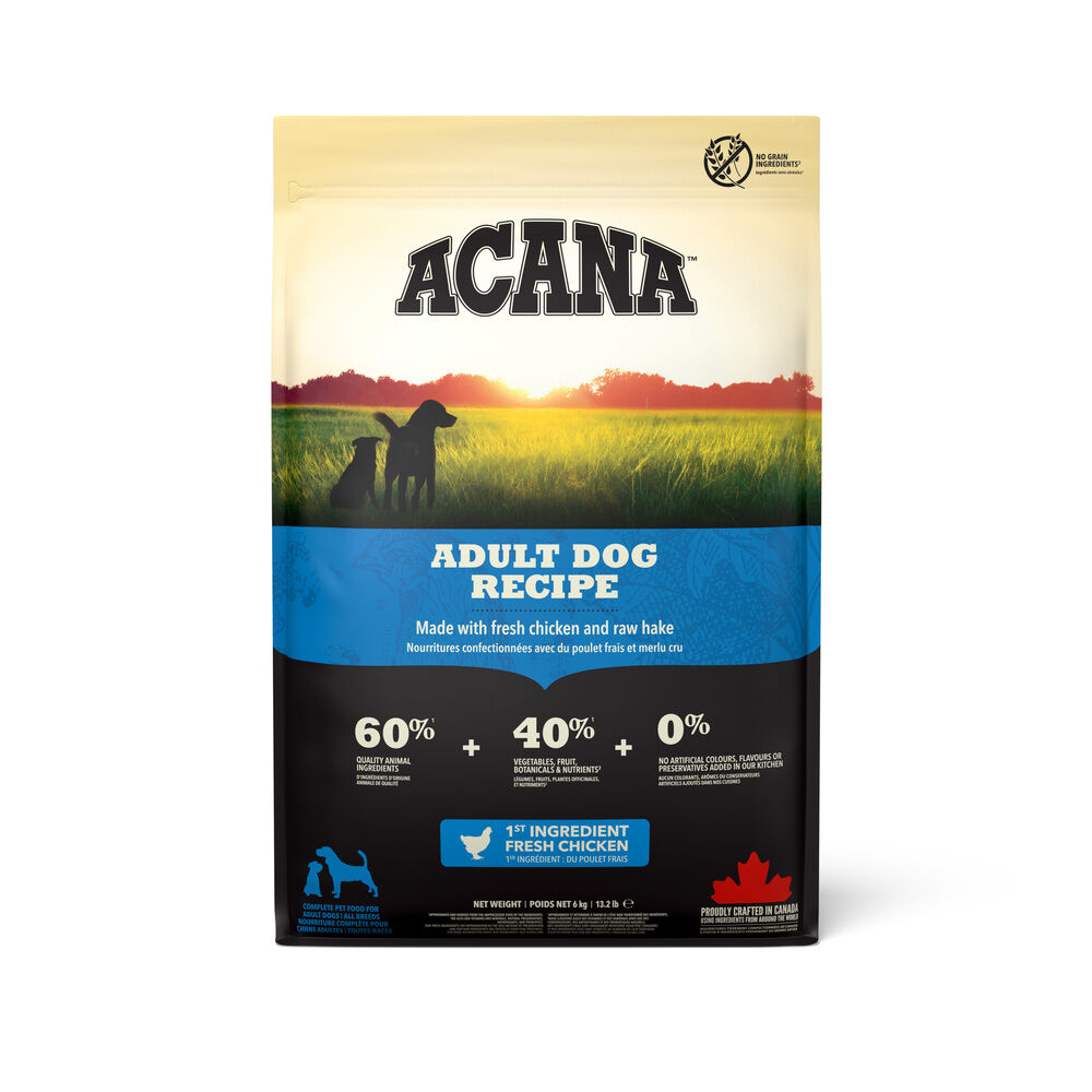 Acana Dog recipe Adult - Hondenvoer - 6 Kilogram - gevogelte