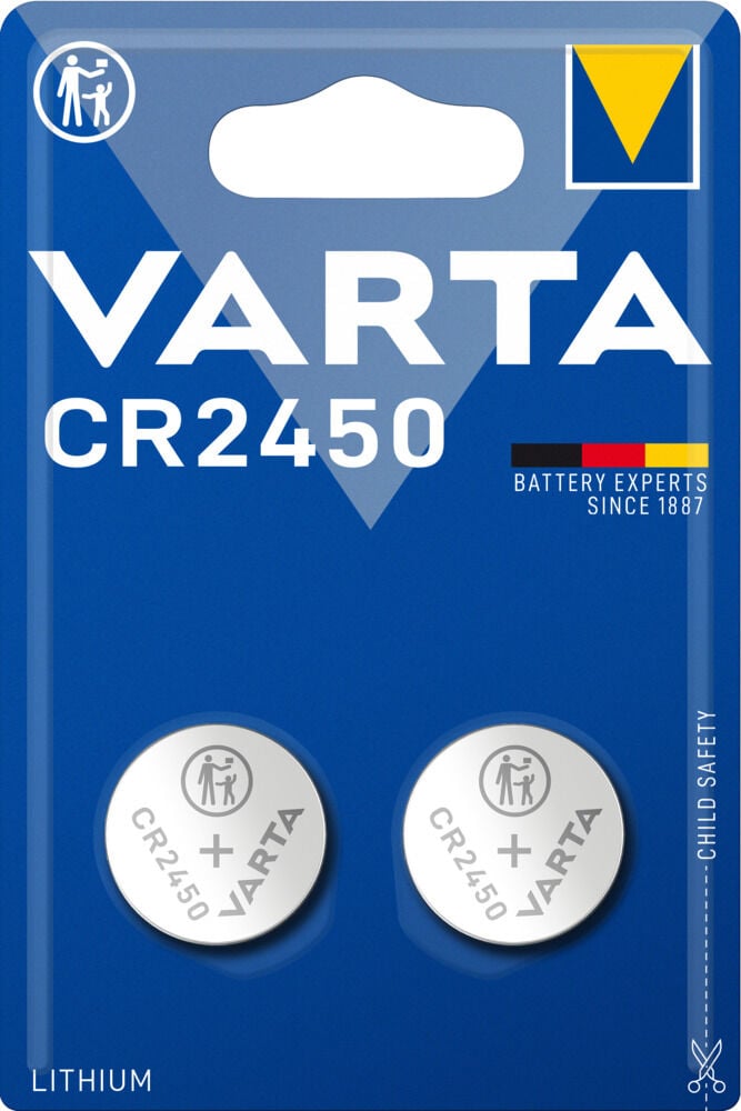 VARTA Knoopcel CR2450 - Batterij VARTA Knoopcel CR2450 - Batterij