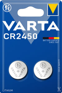 VARTA Knoopcel CR2450 - Batterij - 2 Stuks