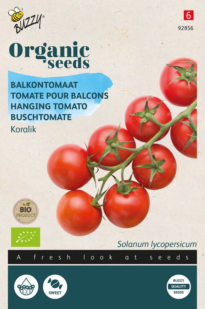 Organic balkontomaat Koralik - Groentezaden Organic balkontomaat Koralik - Groentezaden