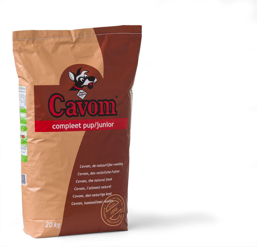 Cavom Compleet pup/junior - Hondenvoer - 20 Kilogram - rund Cavom Compleet pup/junior - Hondenvoer - 20 Kilogram - rund