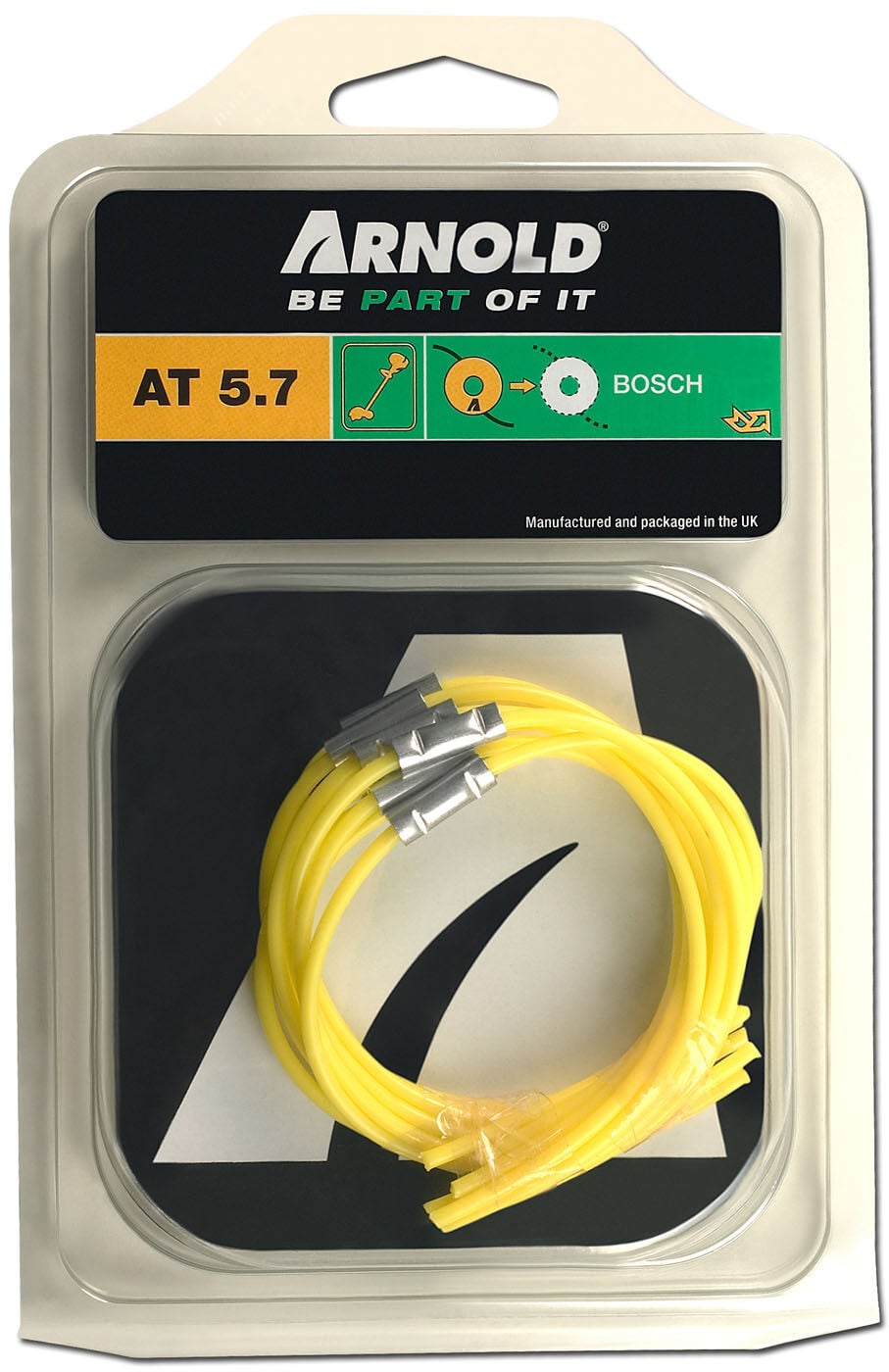 Arnold AT5.7 2.4mm - Trimmerdraad - 10 stuks - 10 Stuks - 23 cm