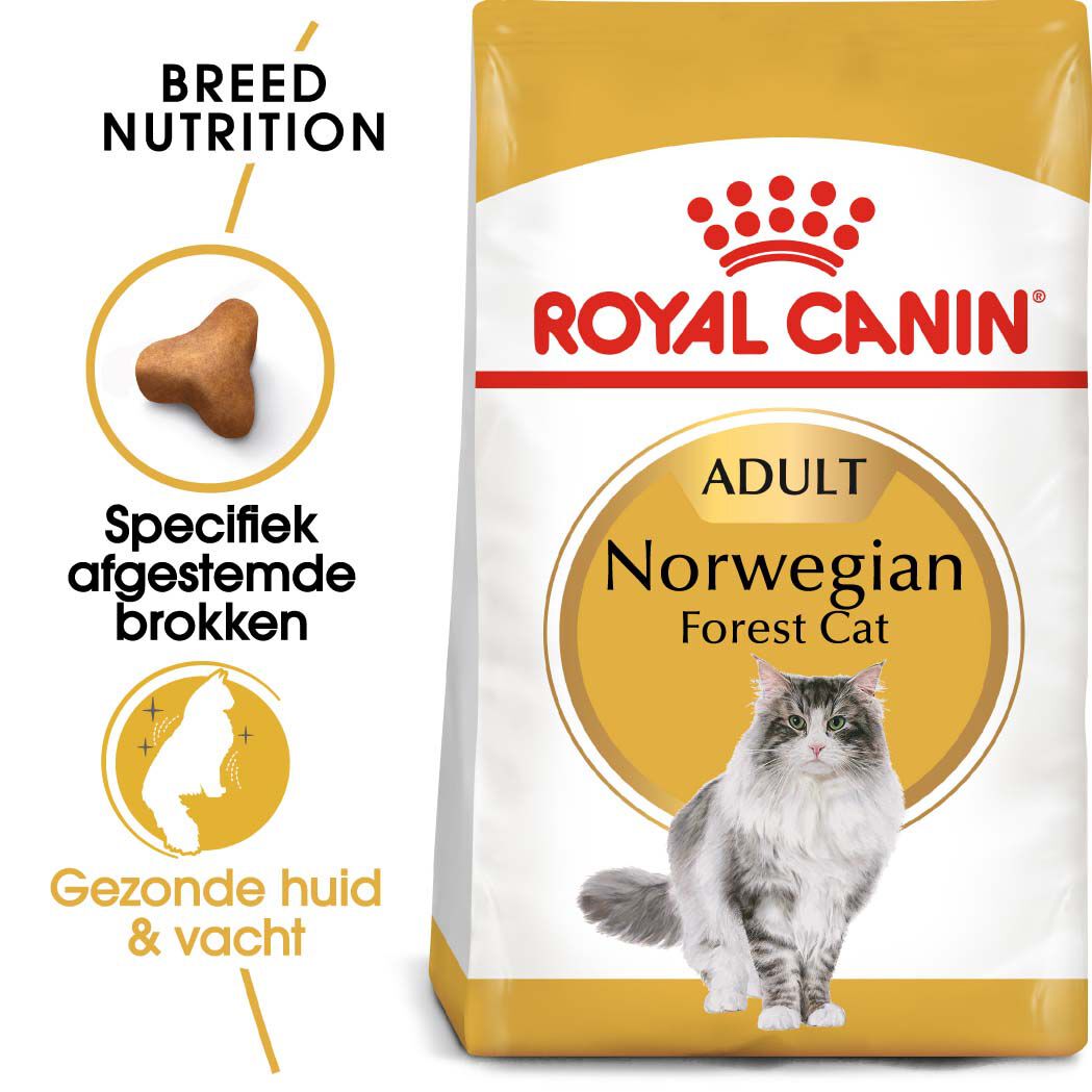 Royal Canin Noorse Boskat Adult - Kattenvoer - 2 Kilogram - Gevogelte