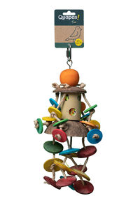 Quapas! Kleur speeltje - Vogelspeelgoed - 34x15x15 cm