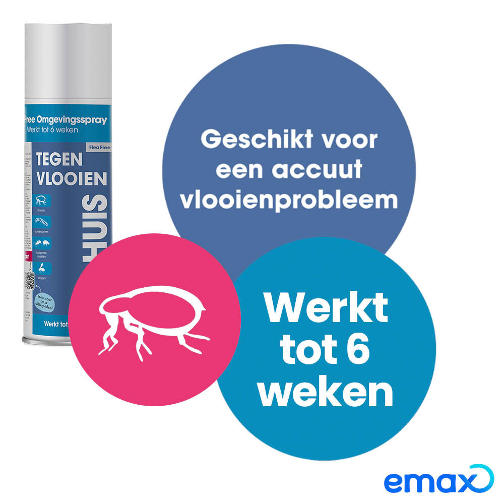 Flea Free - Anti Vlooien en teken - Omgevingsspray - 400 Milliliter