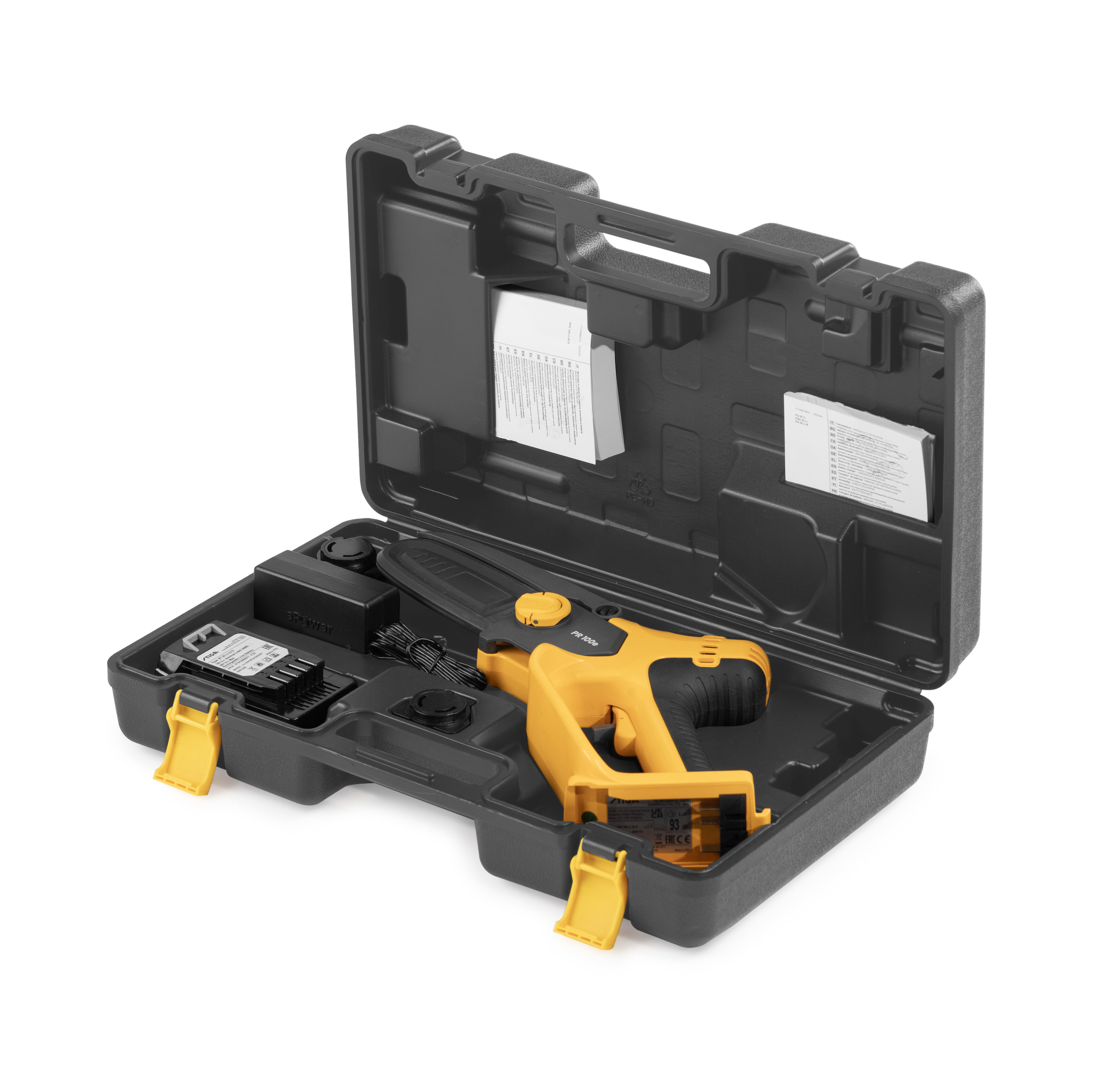 Stiga PR100e - Accu snoeizaag - Geel, antraciet