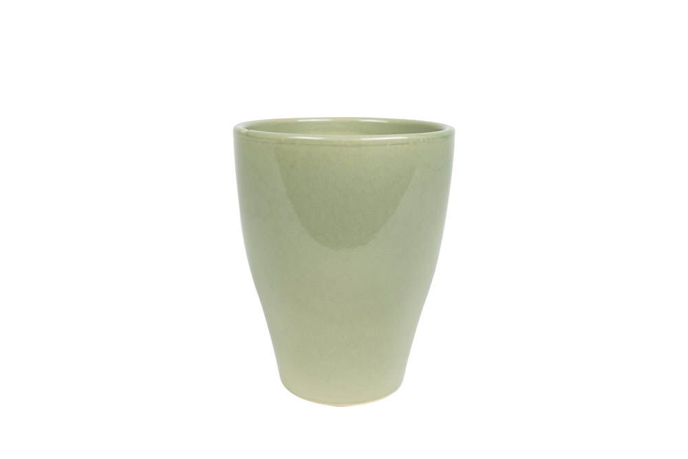 TS COLLECTION Sven hoog - Bloempot - Groen - 14 cm TS COLLECTION Sven hoog - Bloempot - Groen - 14 cm