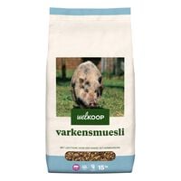 Welkoop Varkensmuesli - Varkensvoer - 15 Kilogram