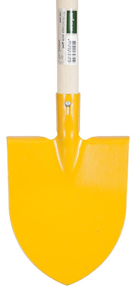 Welkoop Kinderschopje  - Schoppen - Kindertuingereedschap - 14 cm - Geel - 75 cm