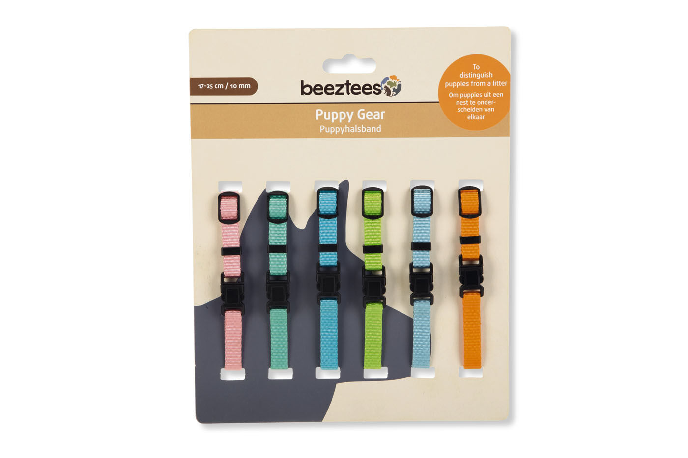 BEEZTEES - Halsband Pup - 6 stuks