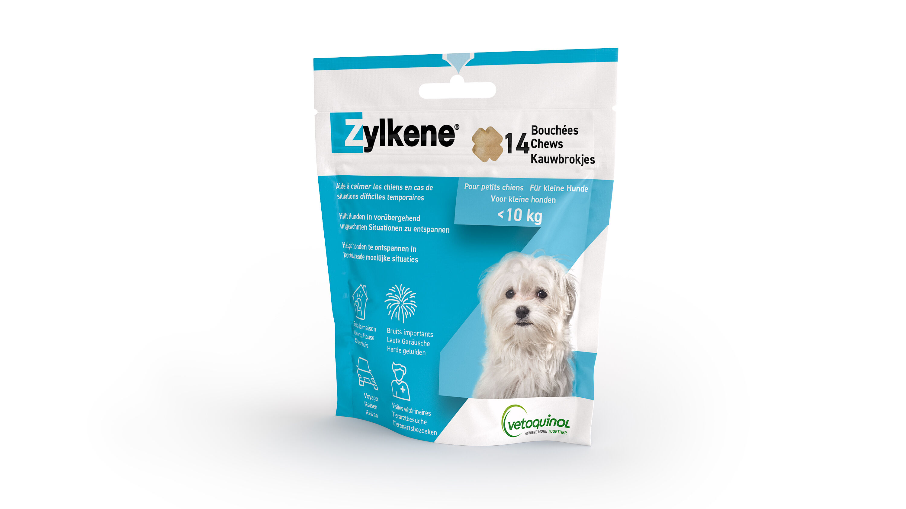 Zylkene Kauwbrokjes - Honden <10kg - Anti stressmiddel Hond Zylkene Kauwbrokjes - Honden <10kg - Anti stressmiddel Hond