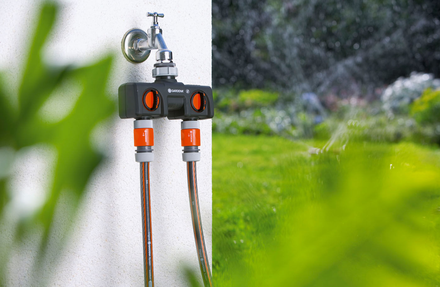 Gardena Waterverdeler 2-weg - Aansluitstuk