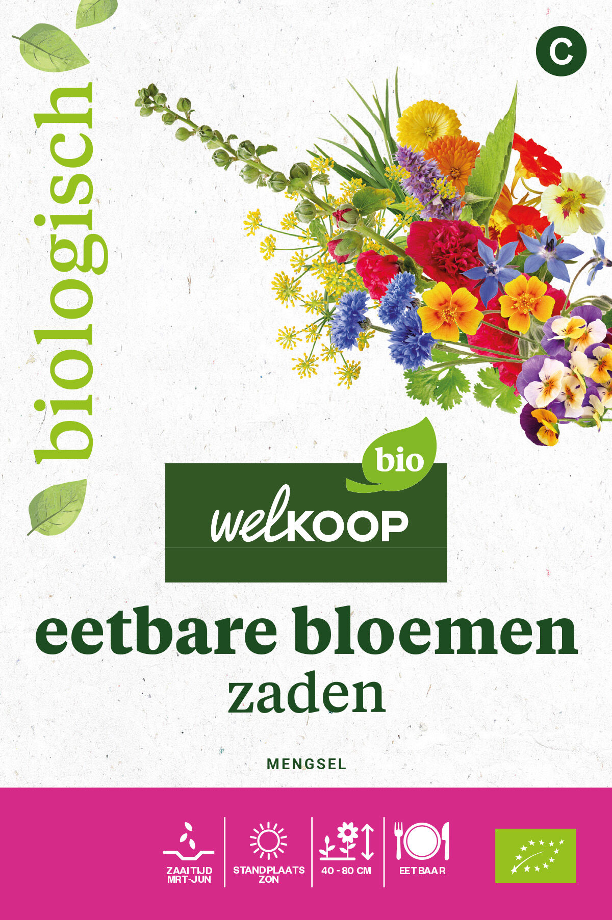 Welkoop Bio - Eetbare Bloemen Zaden Welkoop Bio - Eetbare Bloemen Zaden