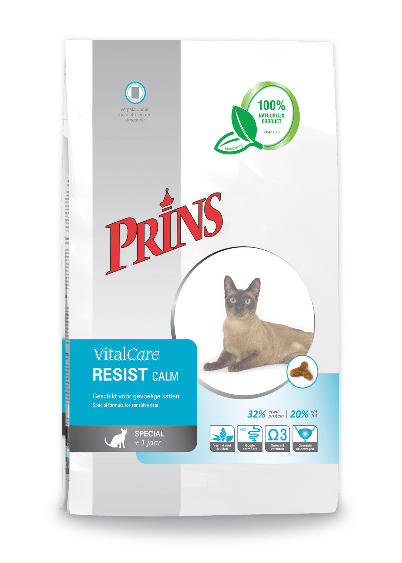 Prins VitalCare - Resist - Calm - Kattenvoer - 1.5 Kilogram - gevogelte