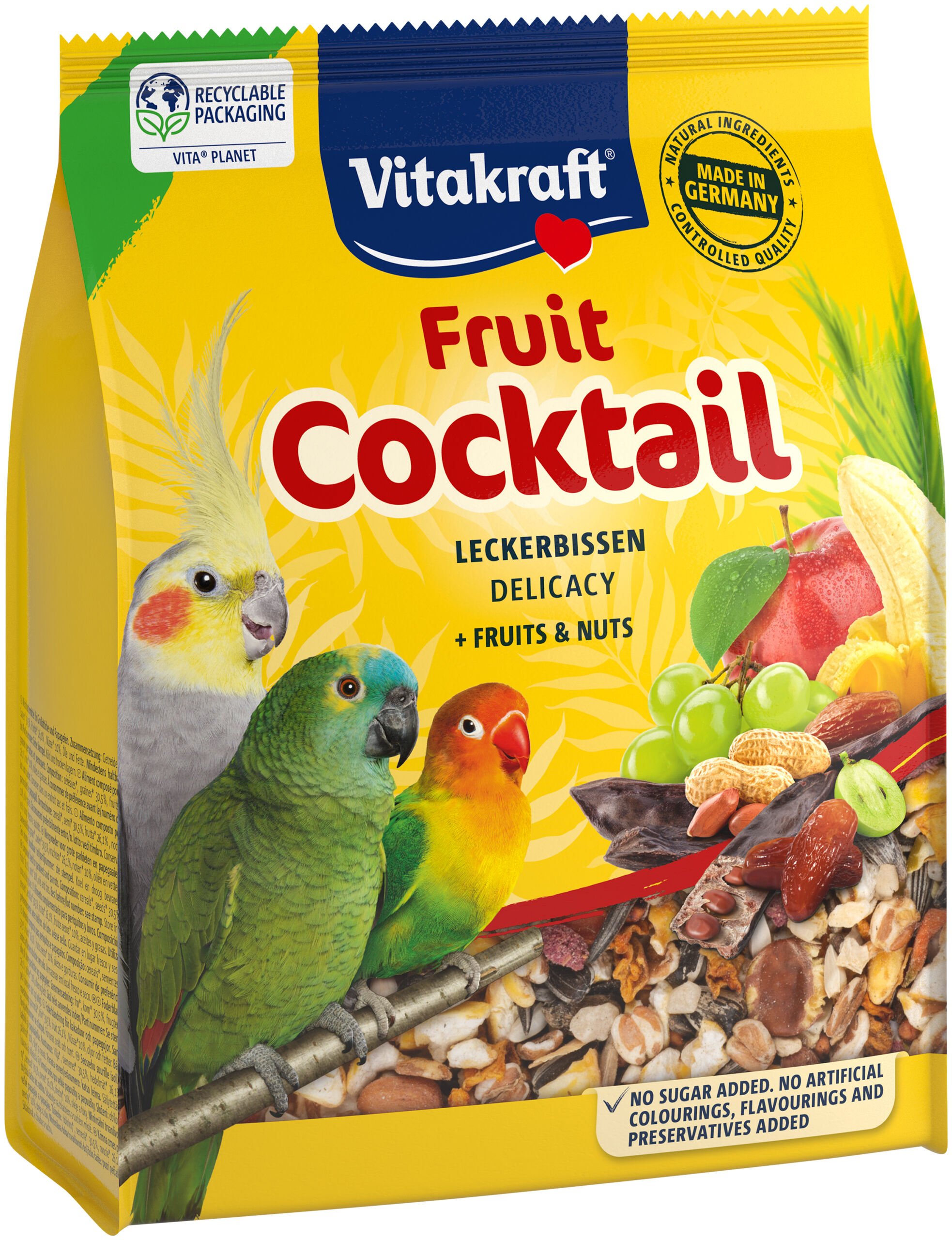 Vitakraft Cocktail Frutti Valkparkiet/Agaproniden Vitakraft Cocktail Frutti Valkparkiet/Agaproniden