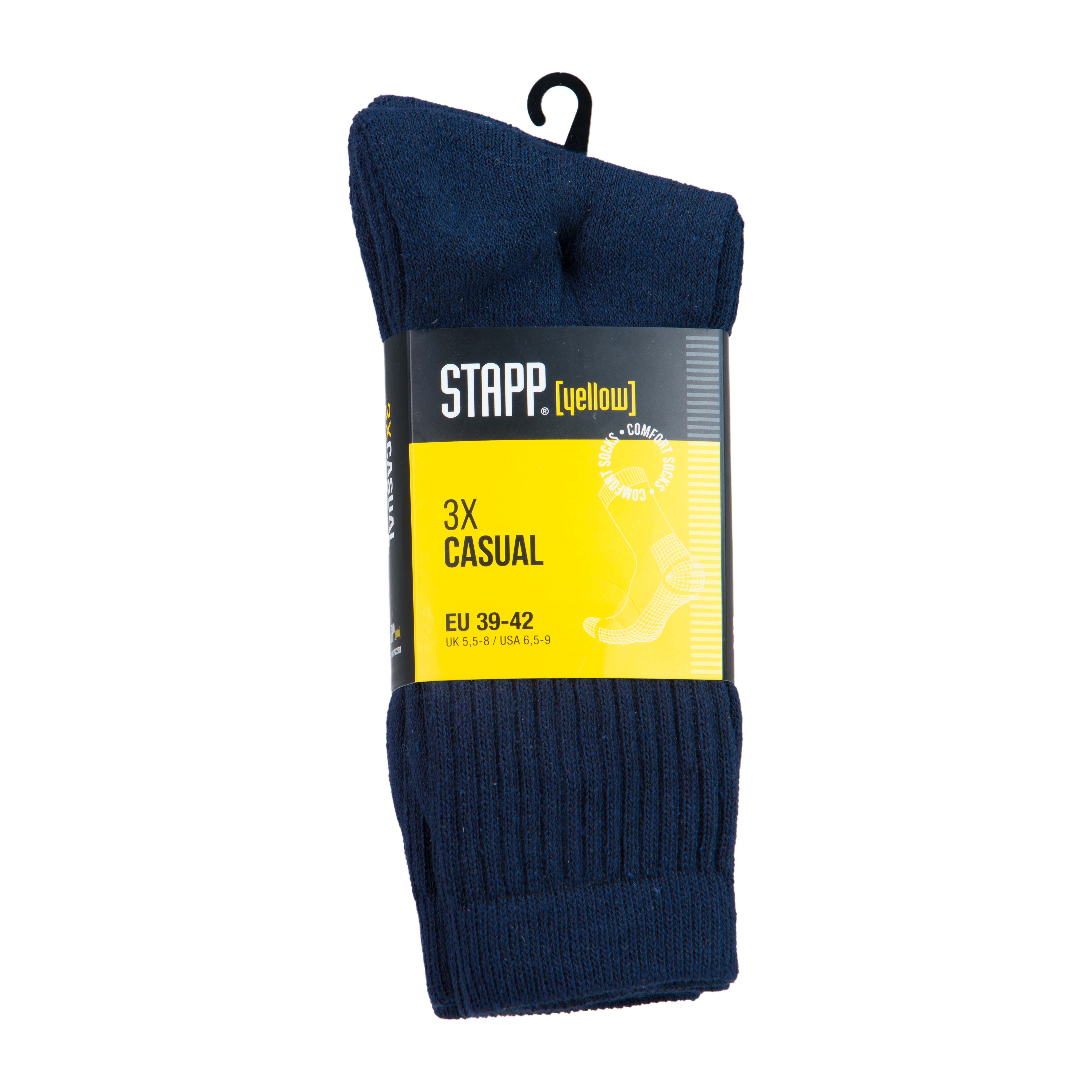 STAPP Yellow Casual - Sportsokken - Blauw - 39-42 STAPP Yellow Casual - Sportsokken - Blauw - 39-42