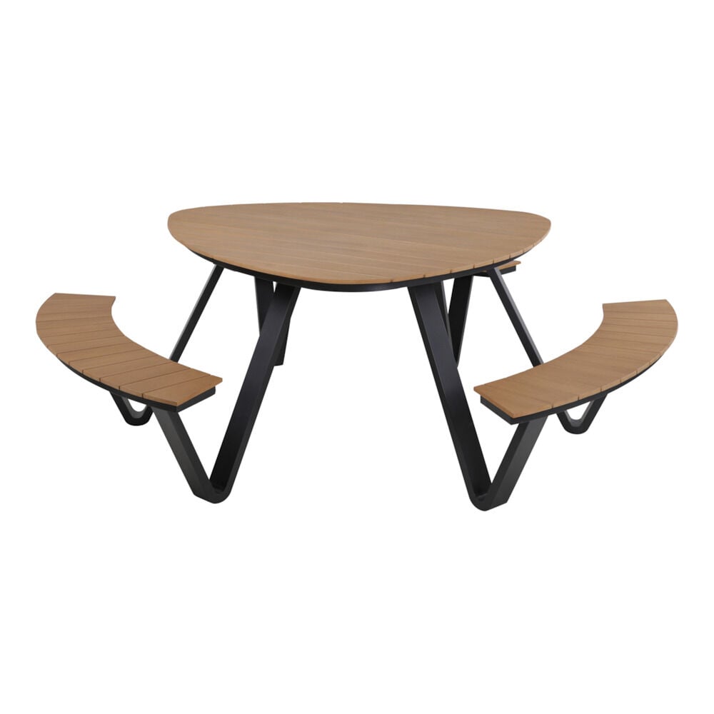 Lesli Living Arezzo - Picknickset - Teaklook - 1x24.5x1 cm