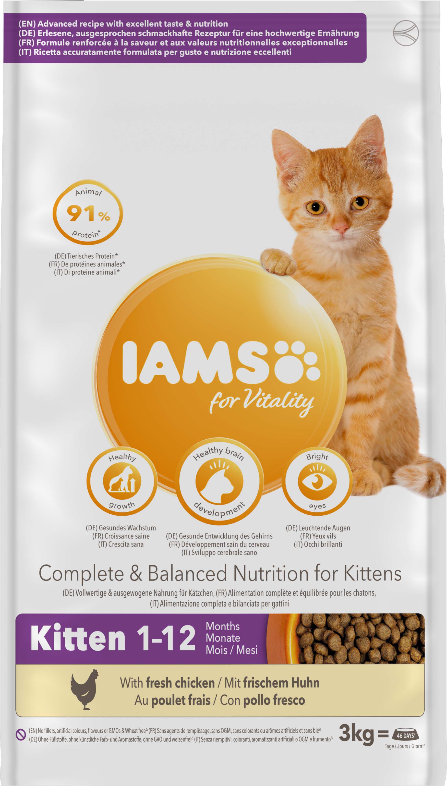 Iams Kitten & Junior - Kattenvoer