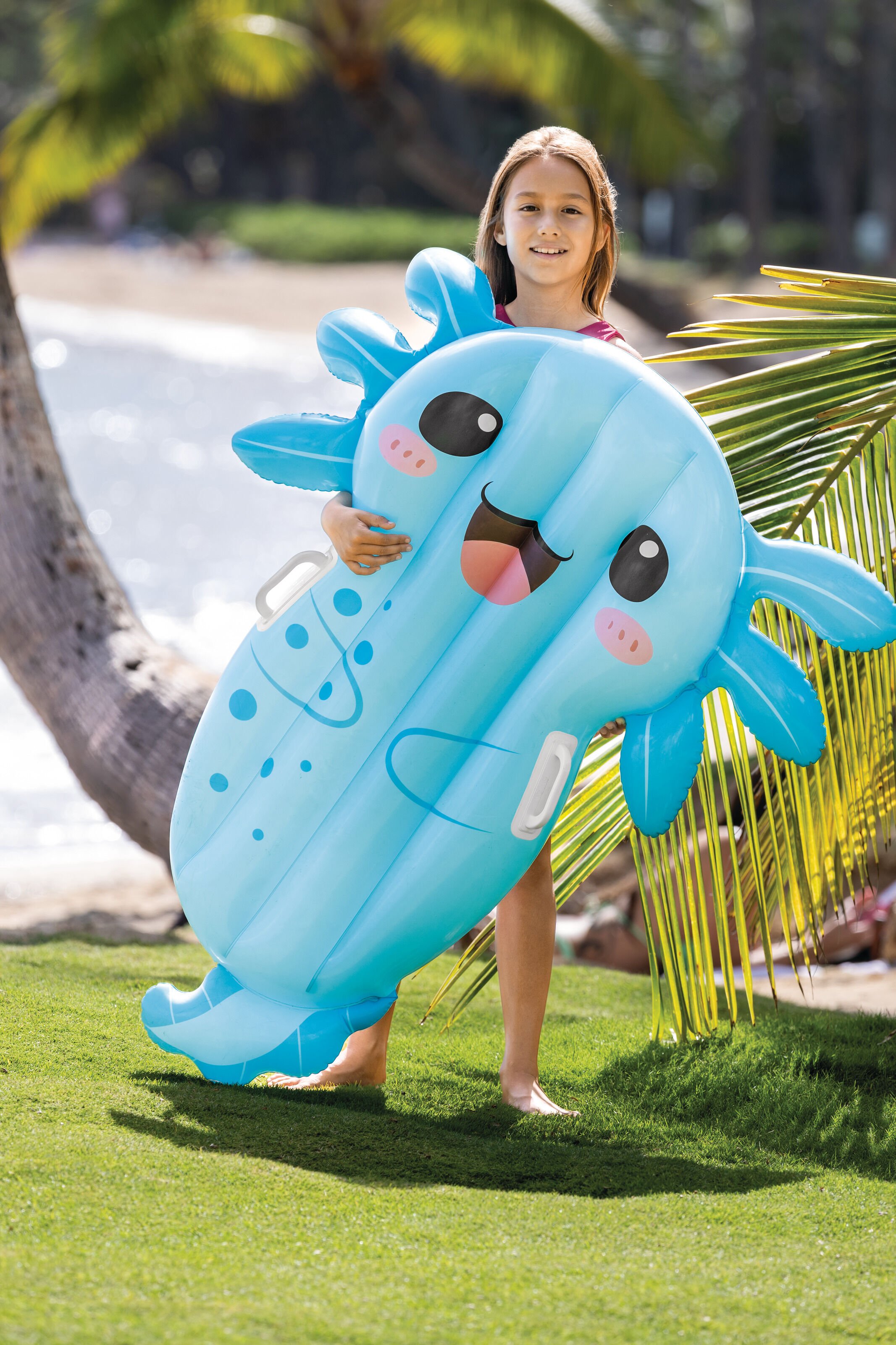 Intex Float - Opblaasbaar Luchtbed - blauw - 94x14x109 cm