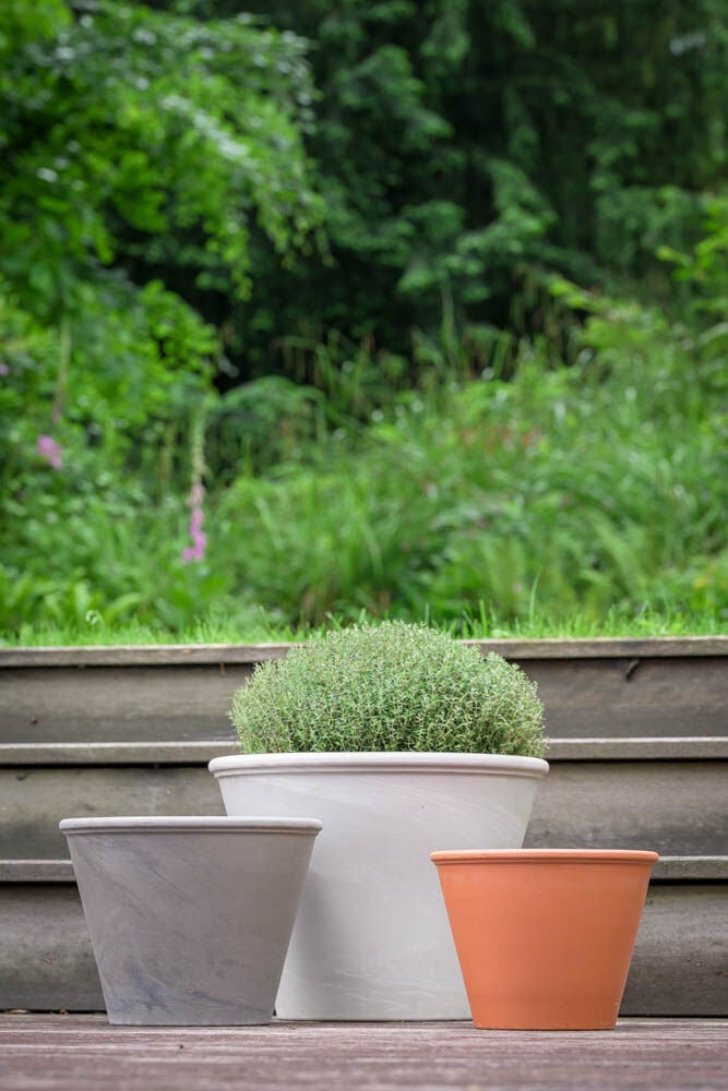 Passion for Pottery Ora 31 basalt - Bloempot - Basalt - 0.83 cm