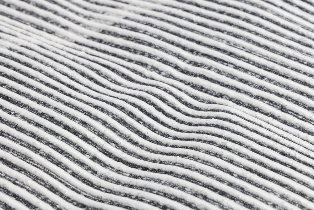 Designed by Lotte Qub eco- vetbed - zwart/grijs - 3x44x62 cm - S