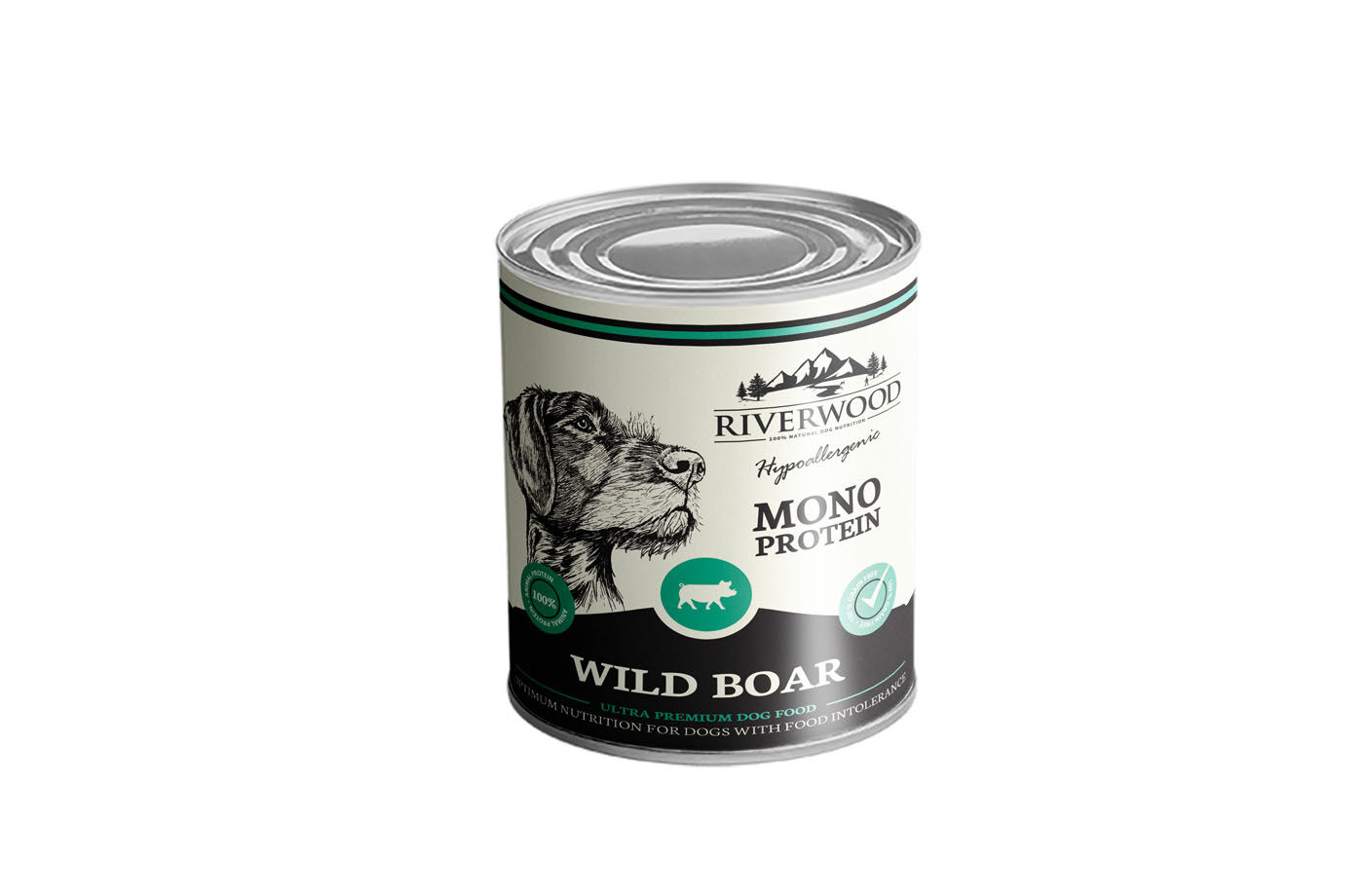 Riverwood Mono Proteïne - Hondenvoer - 400 Gram