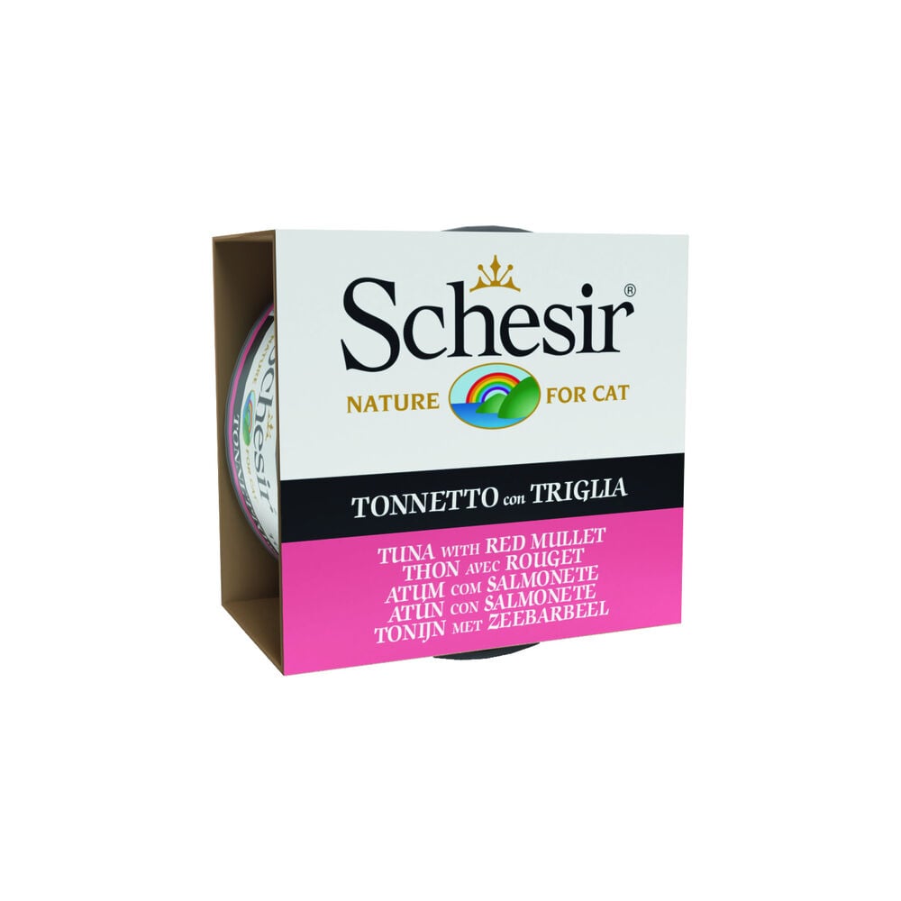 Schesir - Kattenvoer - 85 Gram - tonijn en zeebarbeel Schesir - Kattenvoer - 85 Gram - tonijn en zeebarbeel