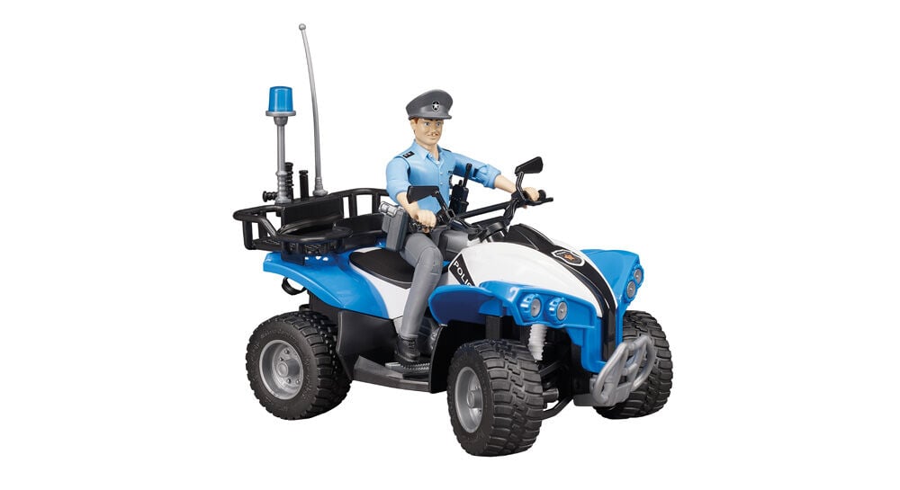 Bruder Politie quad met politie agente en accessoires 1:16 - Vrachtwagens & auto's