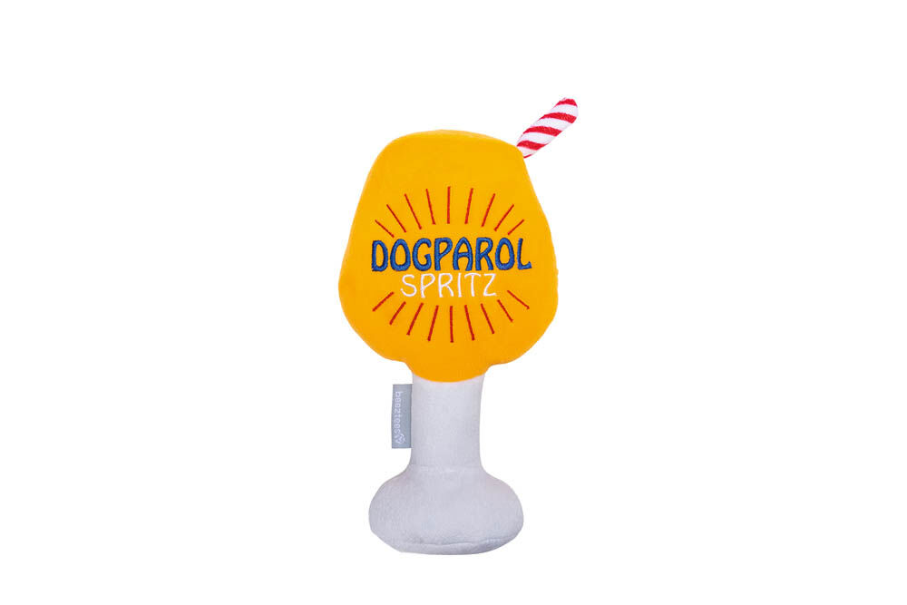 Beeztees Apawrol - Knuffel - Hondenspeelgoed - Oranje - 7.5x13x23 cm