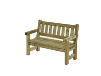 Talen Buitenmeubelen Parkbank Zeist - Bruin - 94x65x135 cm