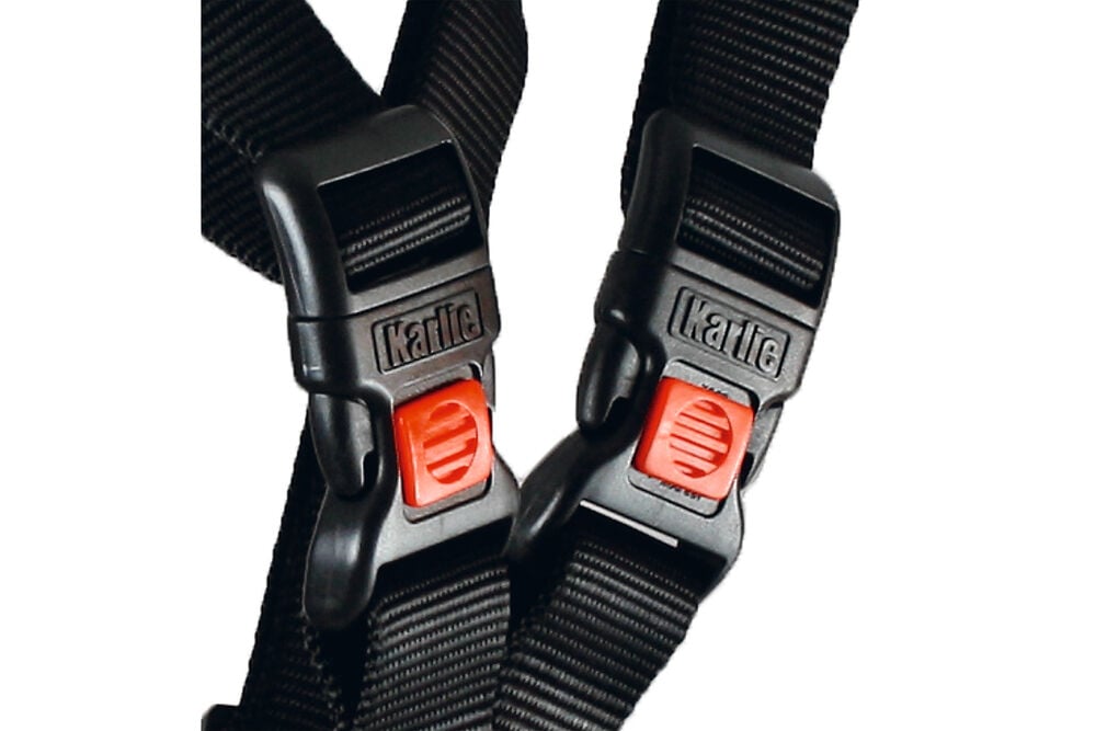 Karlie - Autoharnas Hond - zwart - 35 tot 50 cm - 50 cm