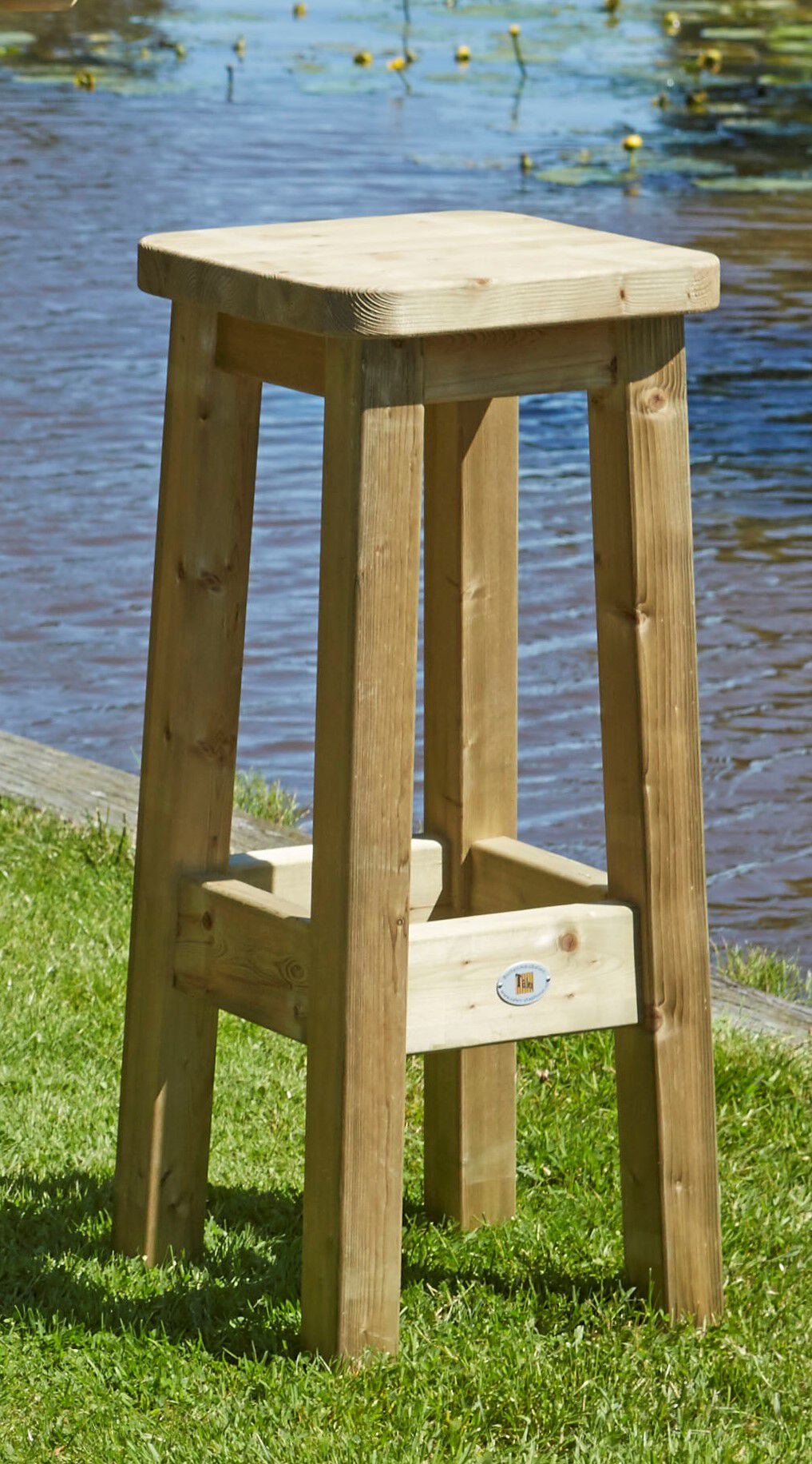 Talen  - Barkruk - Bruin - 1x34x34 cm