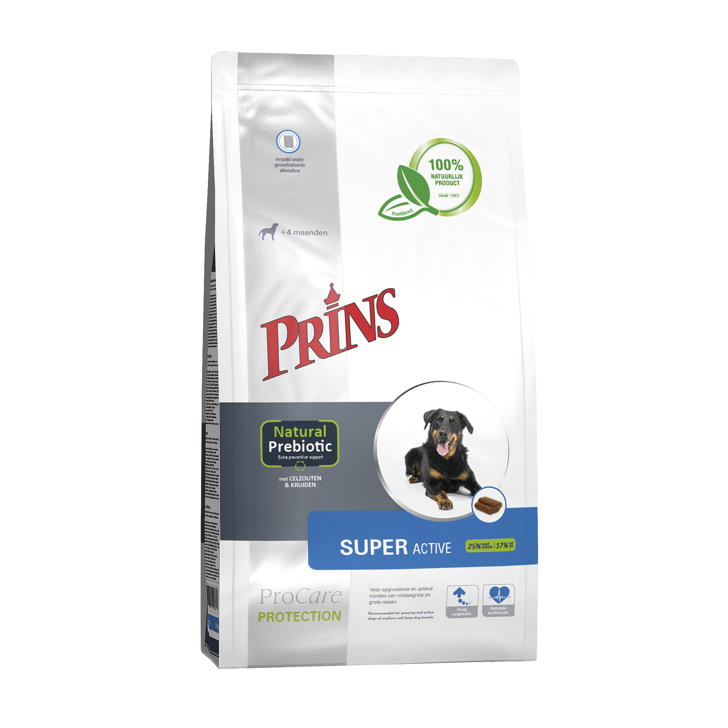 Prins Procare Protection Super Active - Hondenvoer - 15 Kilogram - gevogelte Prins Procare Protection Super Active - Hondenvoer - 15 Kilogram - gevogelte
