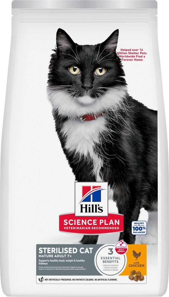 Hill's Science Plan Senior Sterilised - Kattenvoer Hill's Science Plan Senior Sterilised - Kattenvoer