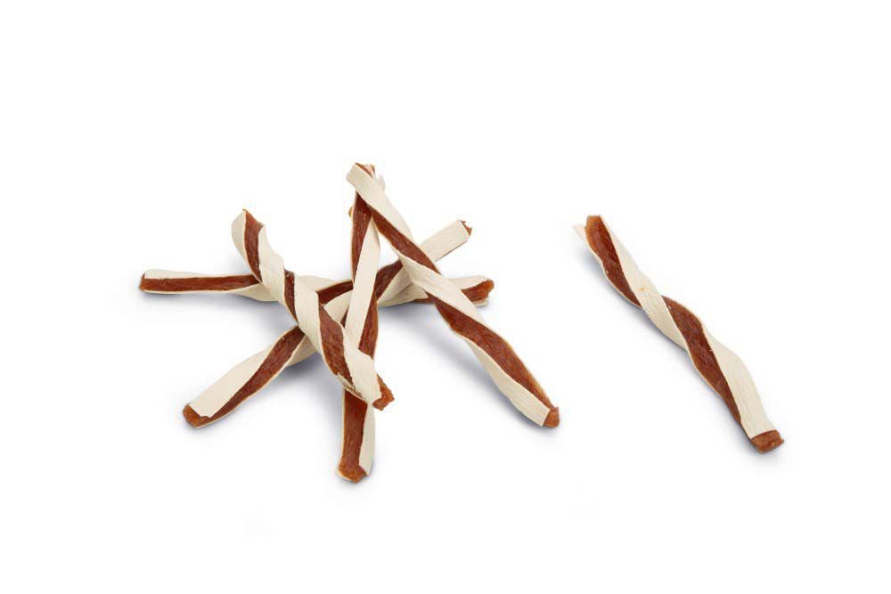 Beeztees Twirls- Hondensnack - 70 Gram - Kip, vis