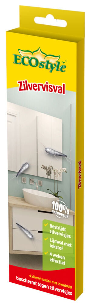 ECOstyle Zilvervisval - Tegen zilvervisjes ECOstyle Zilvervisval - Tegen zilvervisjes