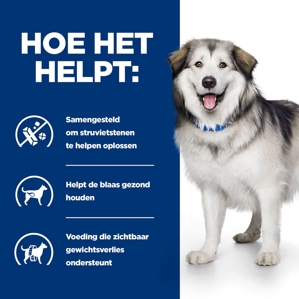 Hill's Prescription Diet Urinary+Metabolic Multicare - Hondenvoer - 12 Kilogram - gevogelte