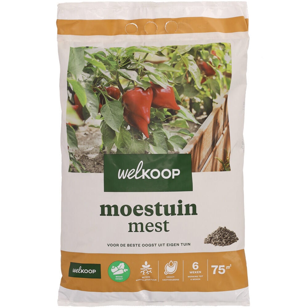 Welkoop - Moestuinmest - 75 m2 - 7.5 Kilogram Welkoop - Moestuinmest - 75 m2 - 7.5 Kilogram