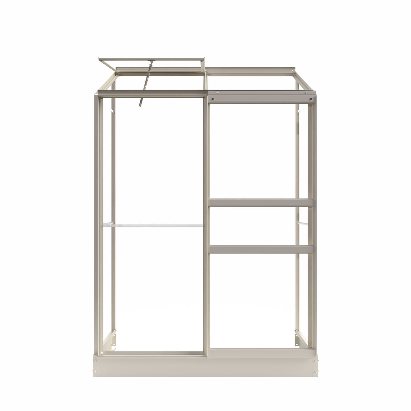 Royal Well Emma I - Muurkas - Wit - 194x132x69 cm - Veiligheidsglas
