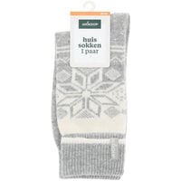 Welkoop Huissokken - Wol - Grijs
